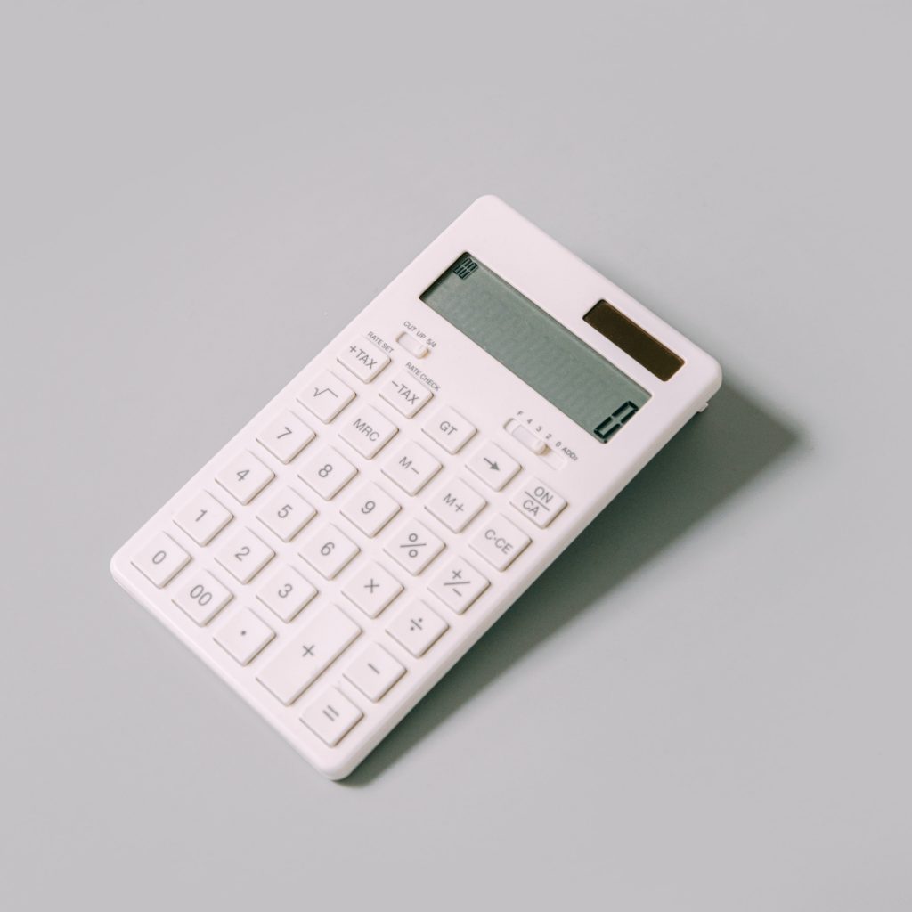 White Calculator