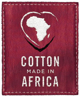 Cotton made in Africa label